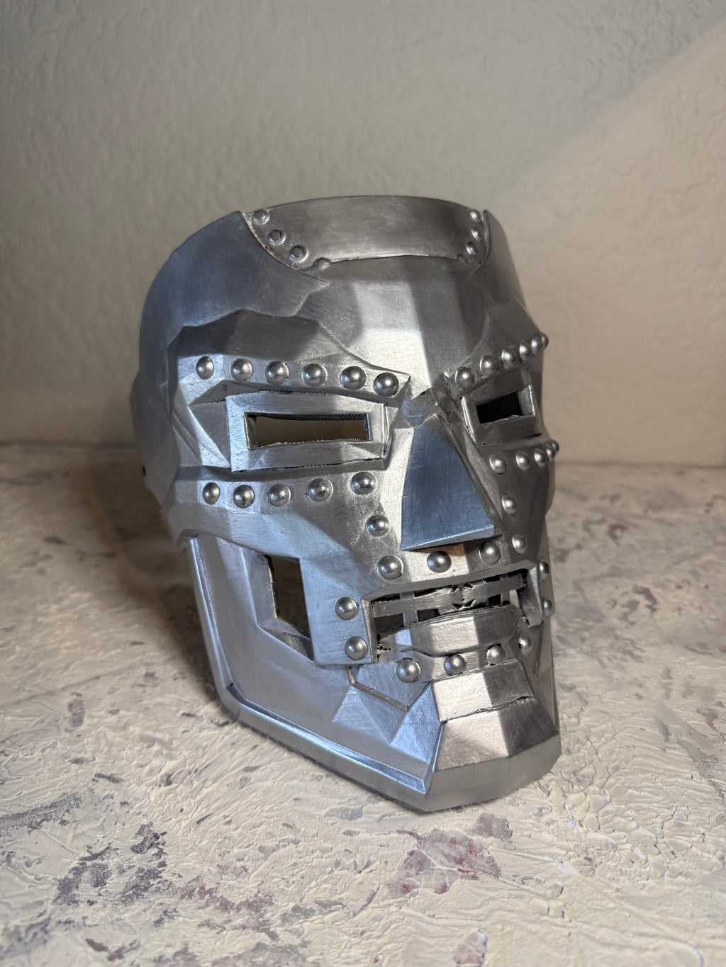 Doctor Doom Inspired Mask - Wearable Cosplay Replica