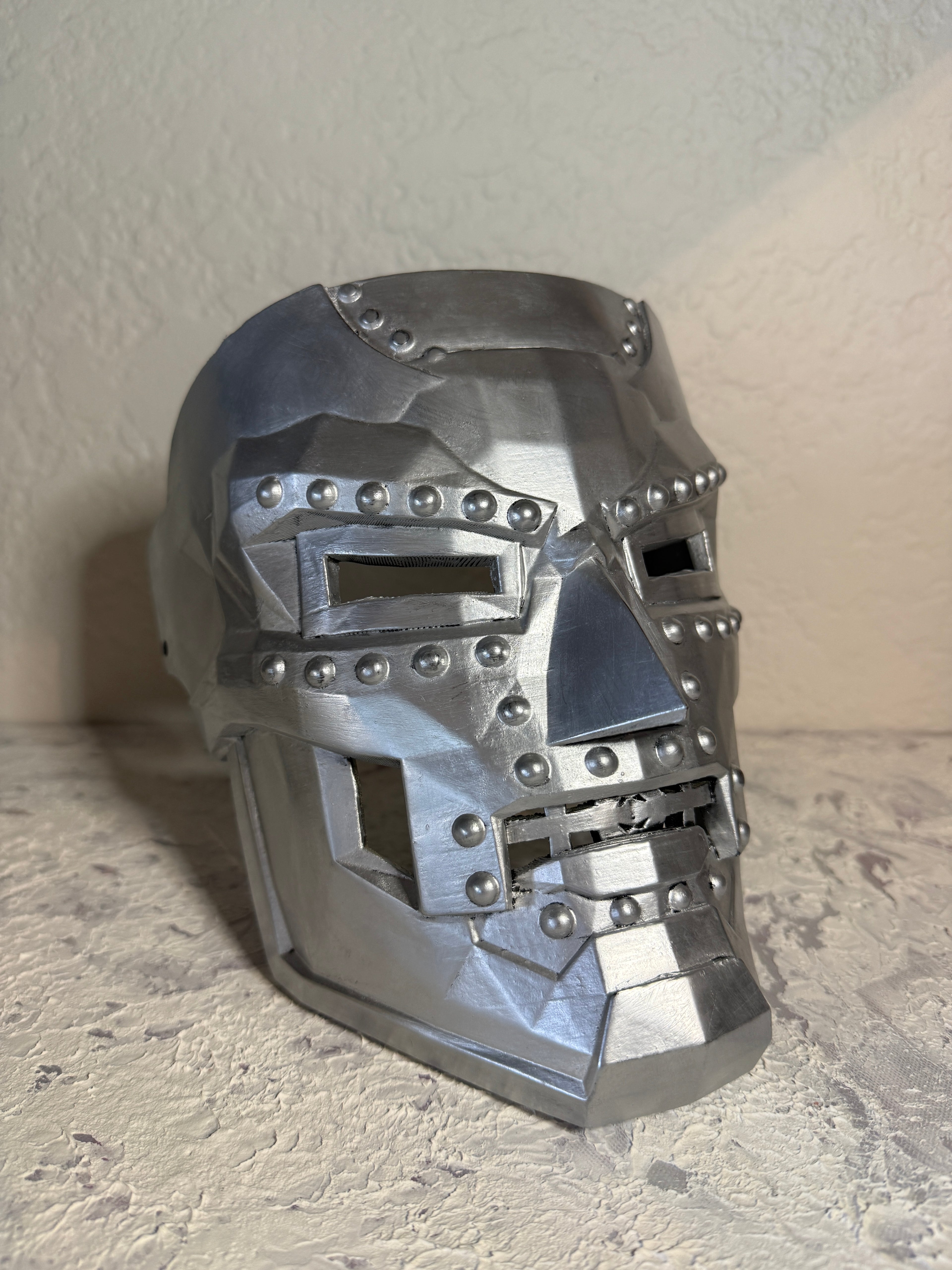 Doctor Doom Inspired Mask - Wearable Cosplay Replica